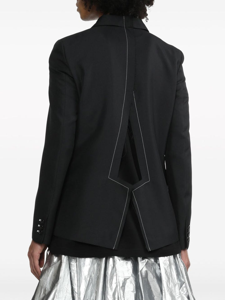 Constrast Stitch Blazer