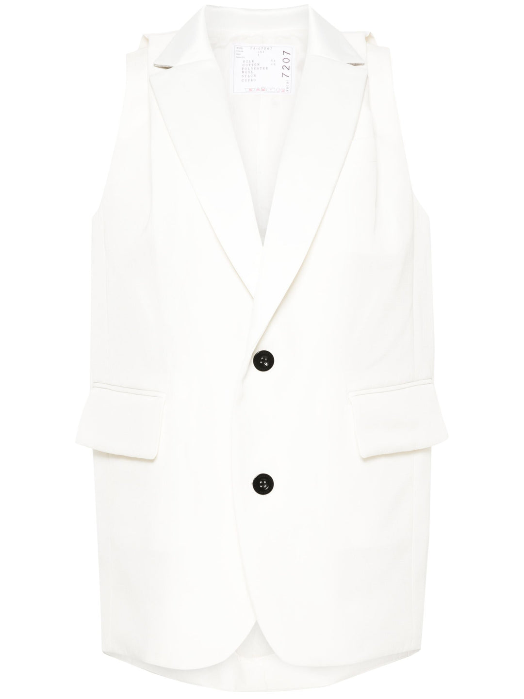 Double-Faced Silk Cotton Vest