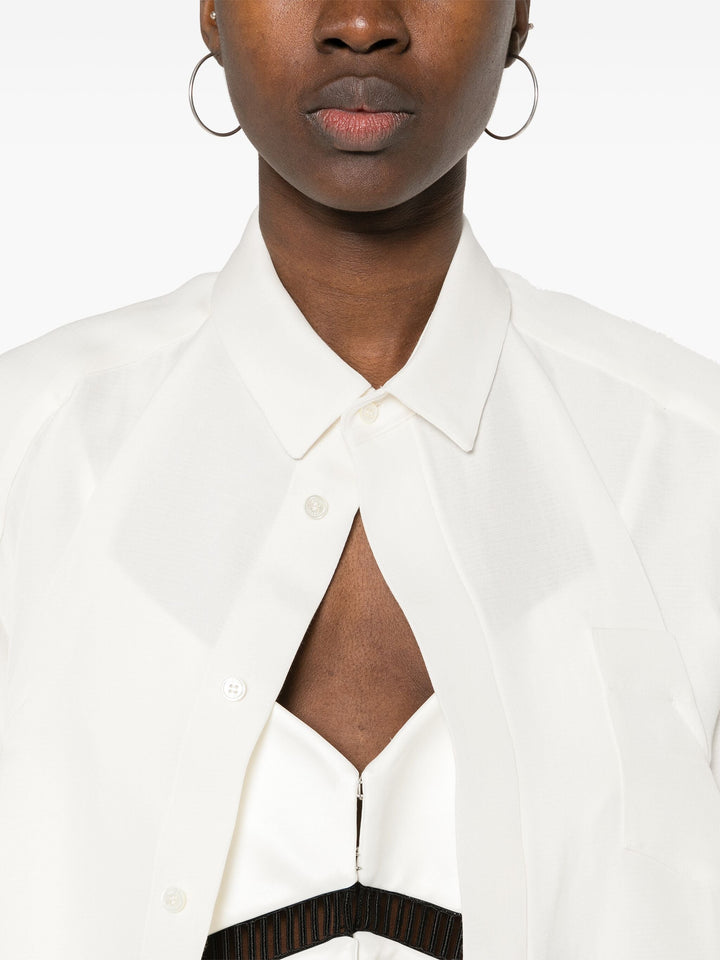 Double-Faced Silk Cotton Shirt