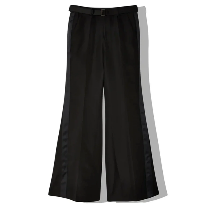 Double-Faced Silk Cotton Pants