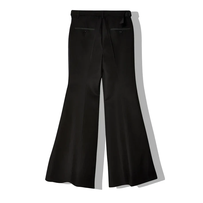 Double-Faced Silk Cotton Pants