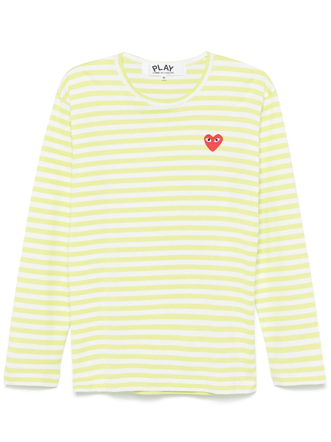 Light Green Striped Tee Unisex