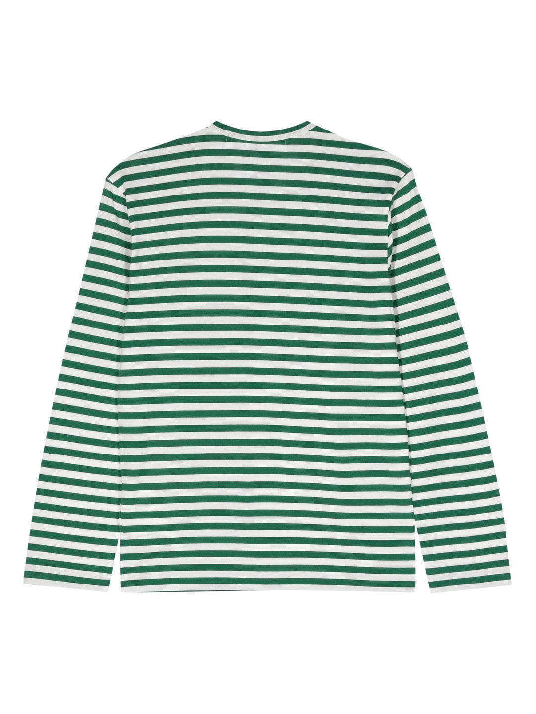 Long Sleeve Stripes With Red Emblem Tee Unisex