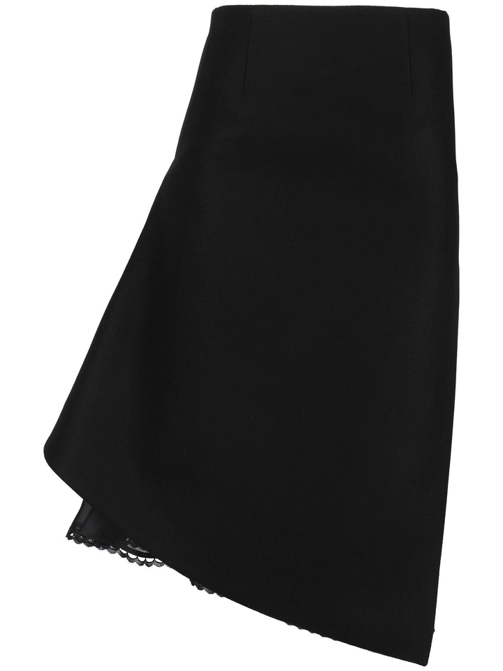 Wool Melton Skirt