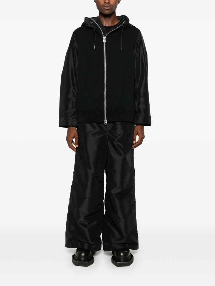 Nylon Twill X Sponge Sweat Hoodie