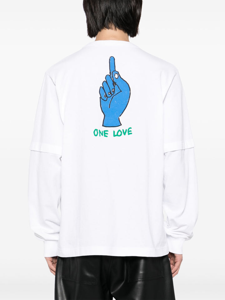 Sacai Gonz One Love Long Sleeve T-Shirt