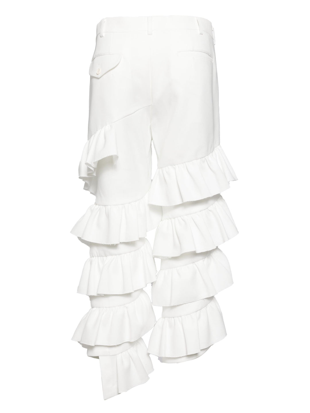 Trousers With Twill Frills