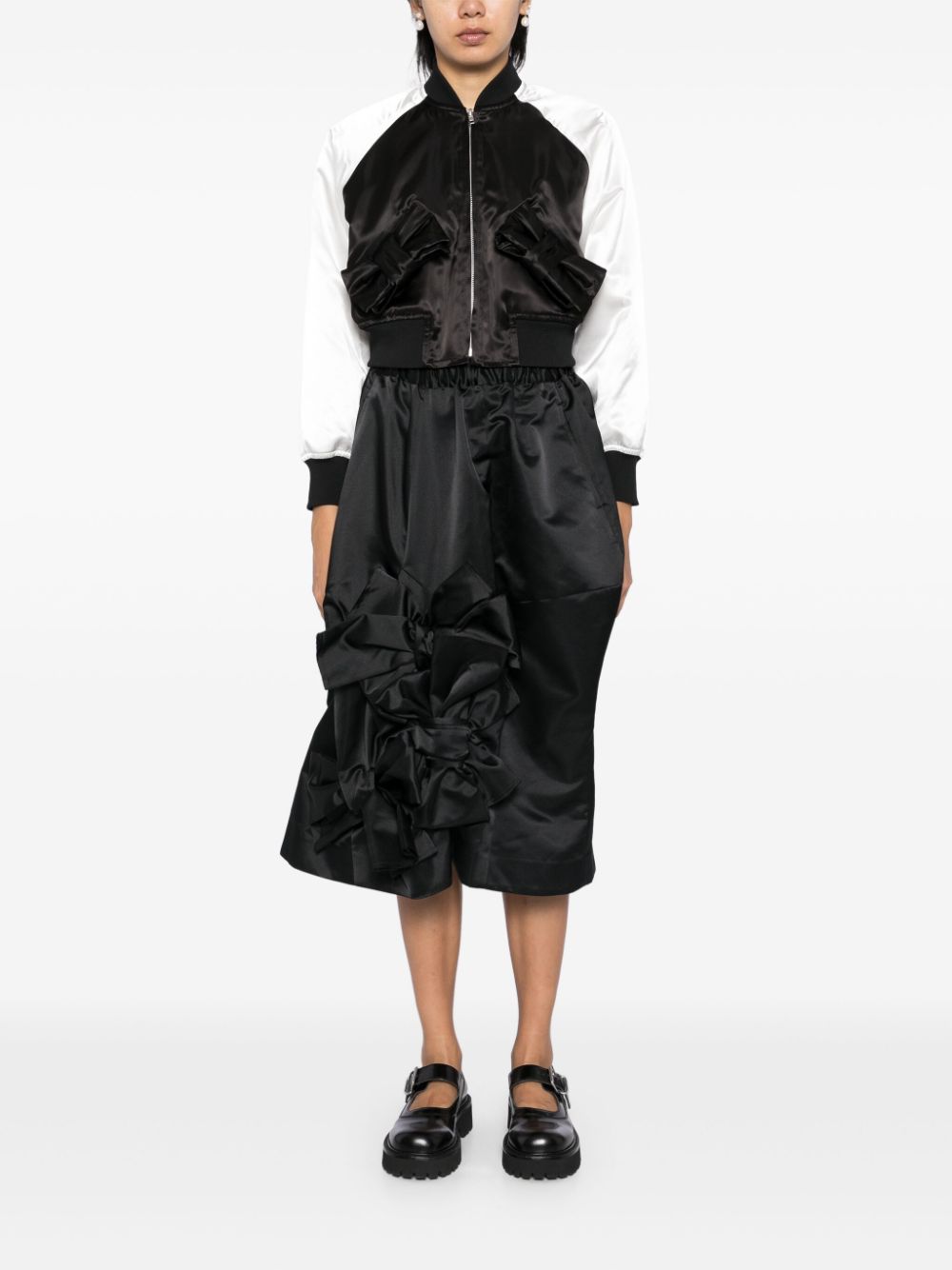 Ribbon Pocket Varsity Jacket