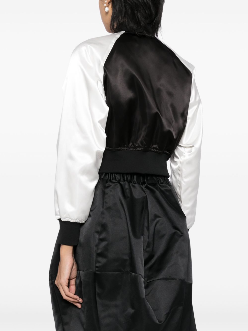 Ribbon Pocket Varsity Jacket