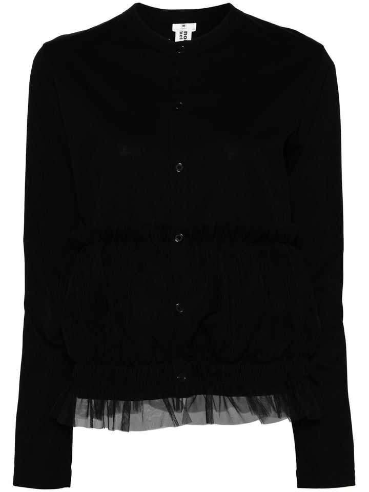 Tulle Insert Cardigan