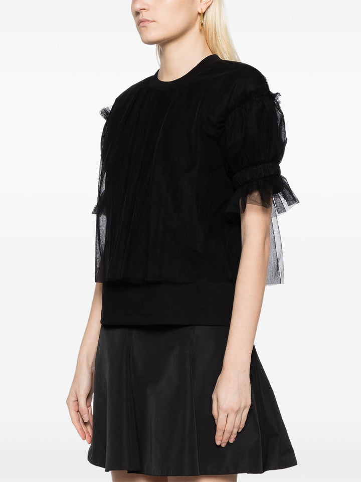 Tulle Layered Top