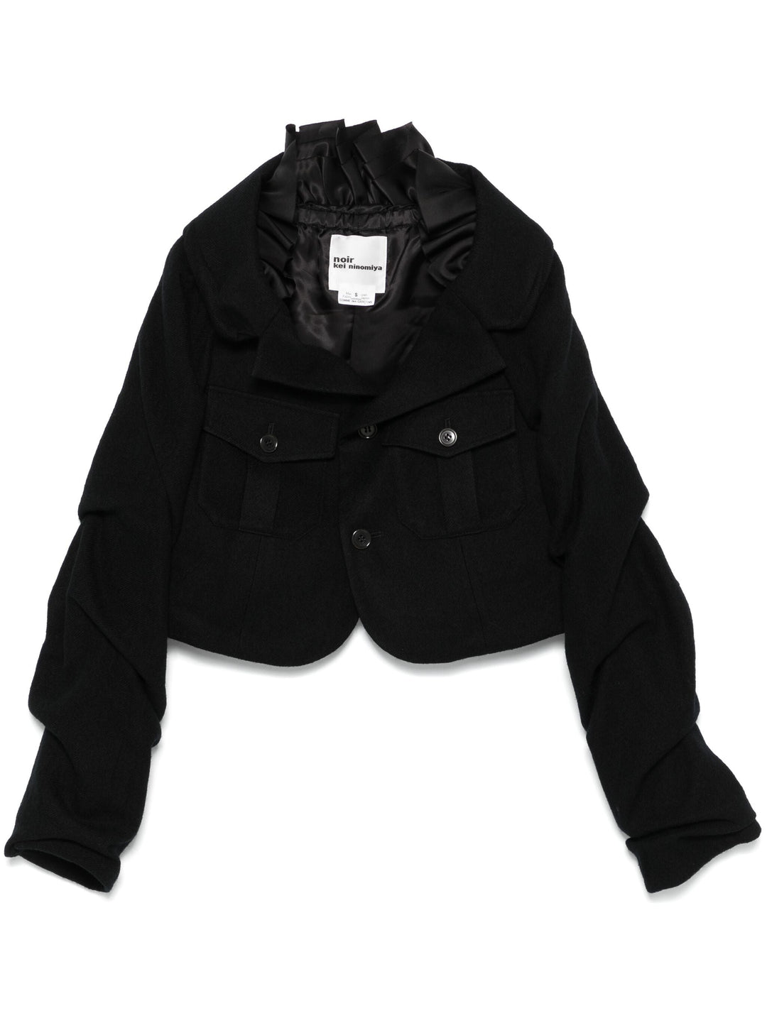 Crop Ruffles Jacket