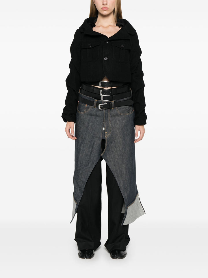Crop Ruffles Jacket