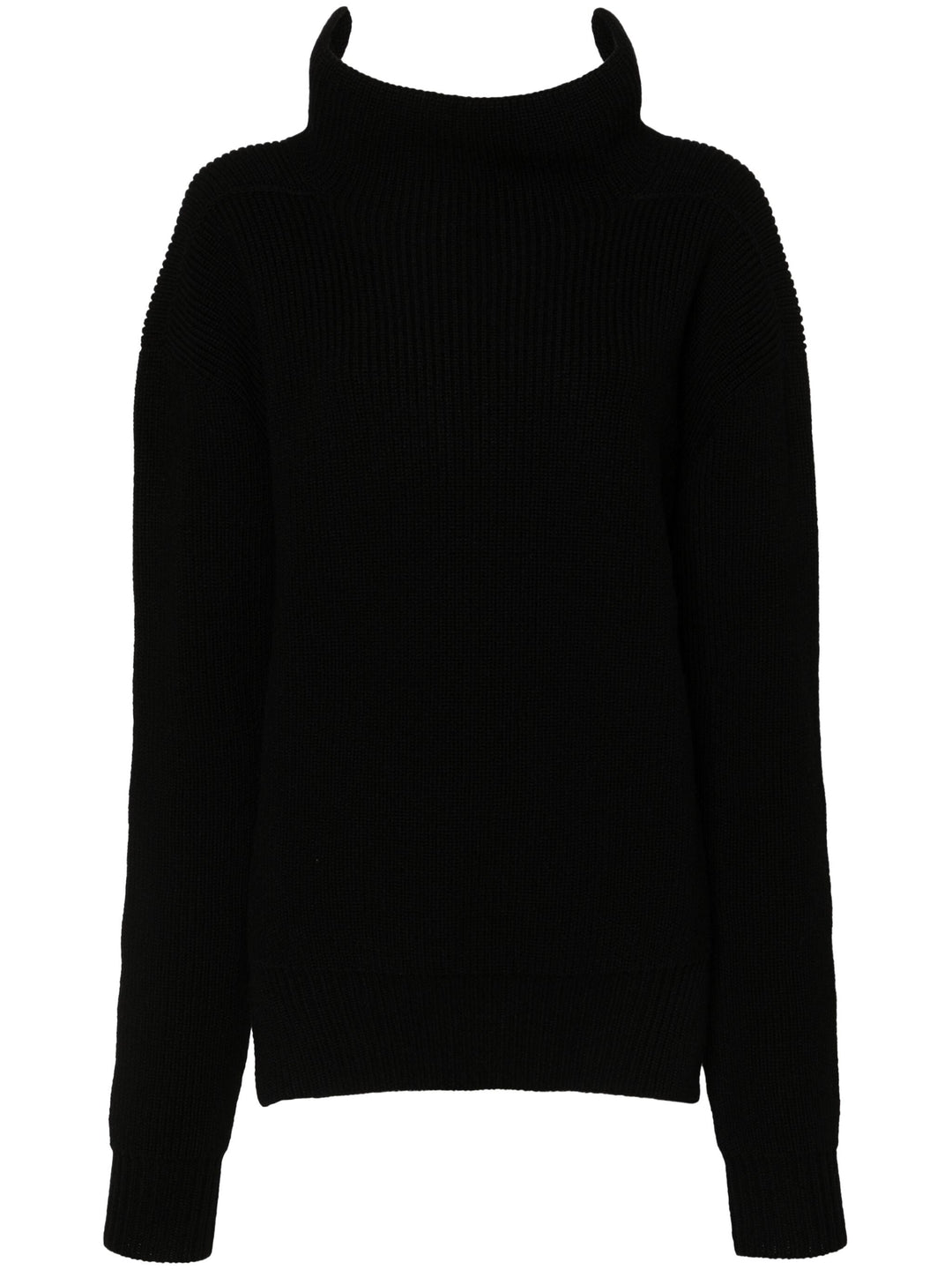 Fisherman Tabard Heavy Wool Knit Top