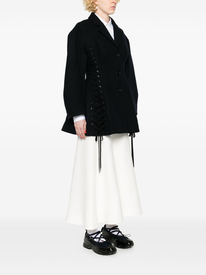 Puff Sleeve Sculpted Corset Jacket