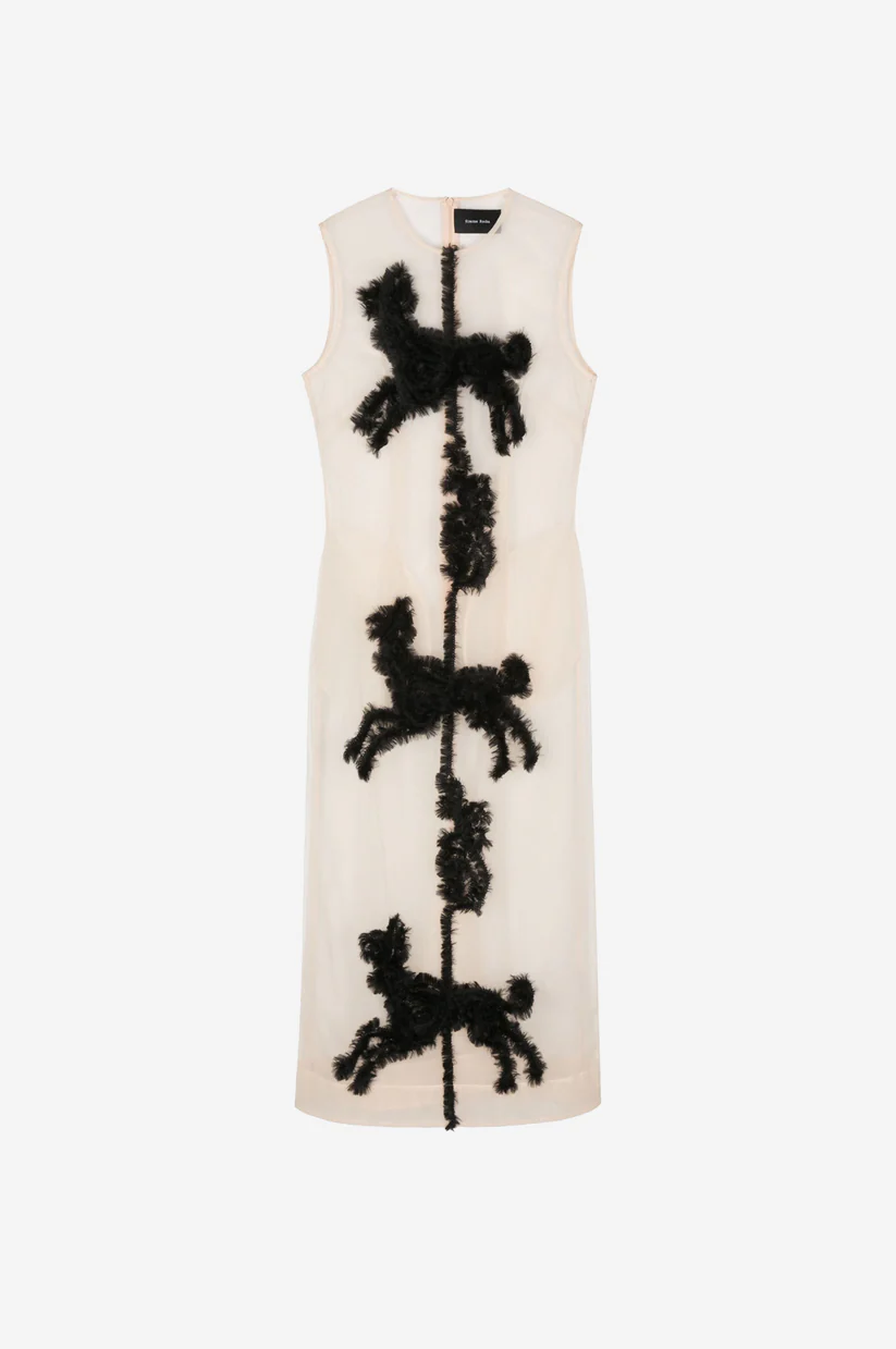 Sleeveless Straight Cut Dart Dress