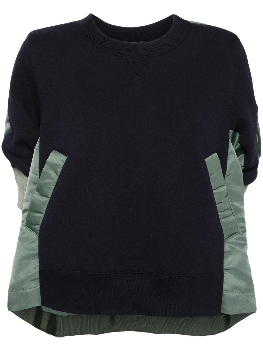 Nylon Twill X Sponge Sweat Pullover