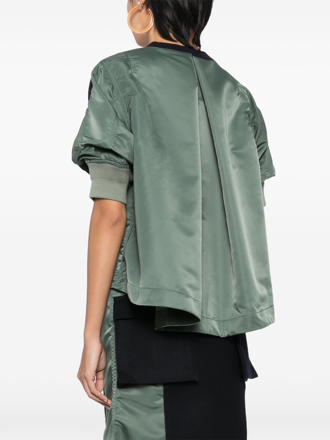 Nylon Twill X Sponge Sweat Pullover