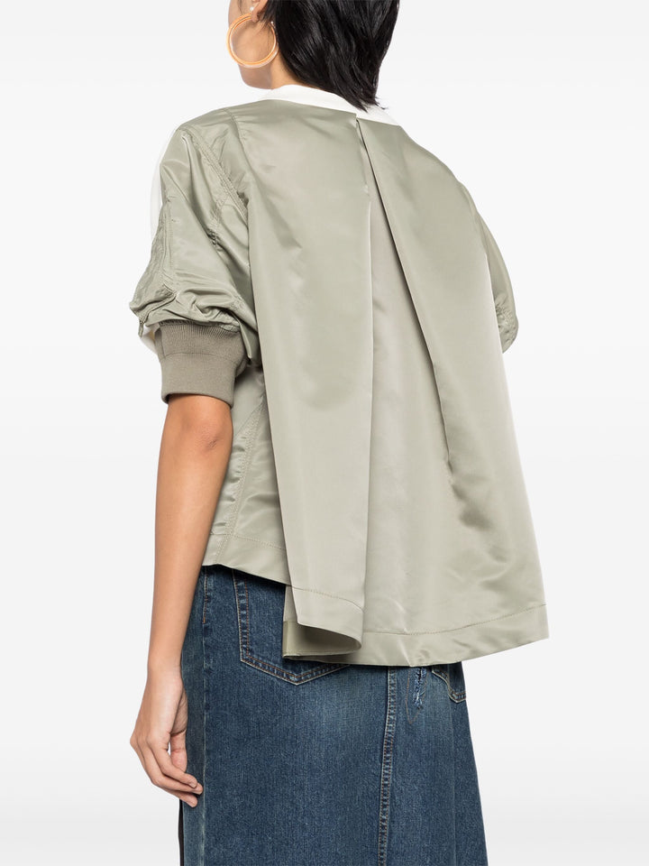 Nylon Twill X Sponge Sweat Pullover