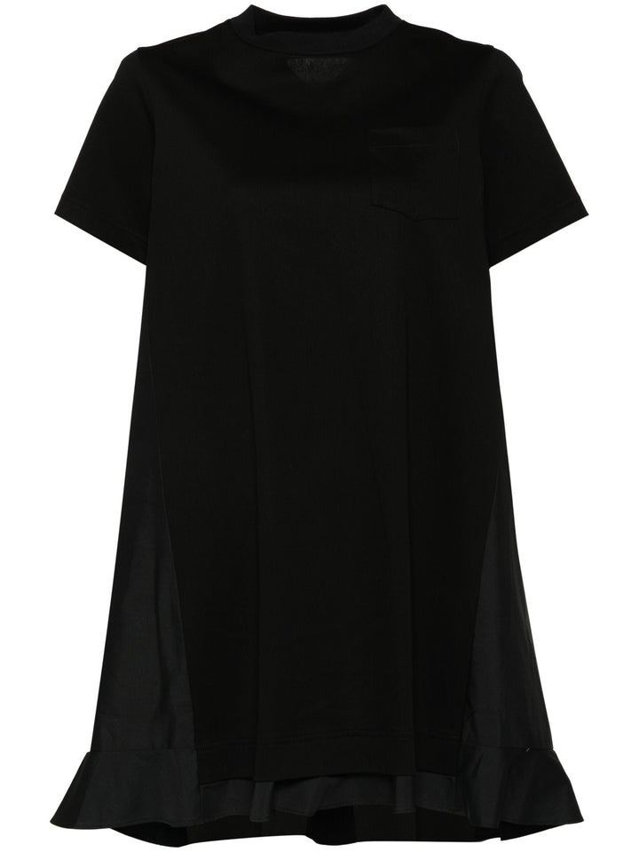 Cotton Poplin X Cotton Jersey Dress