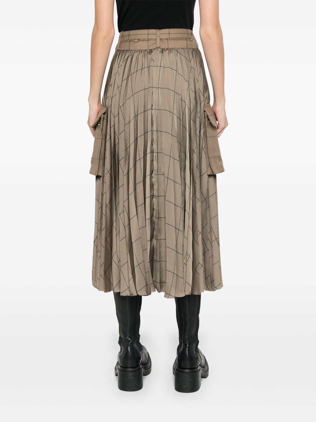 Windowpane Skirt