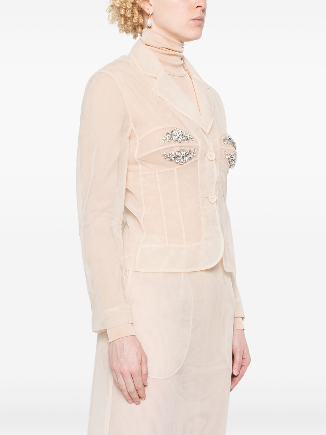 Fitted Bust Detail Jacket