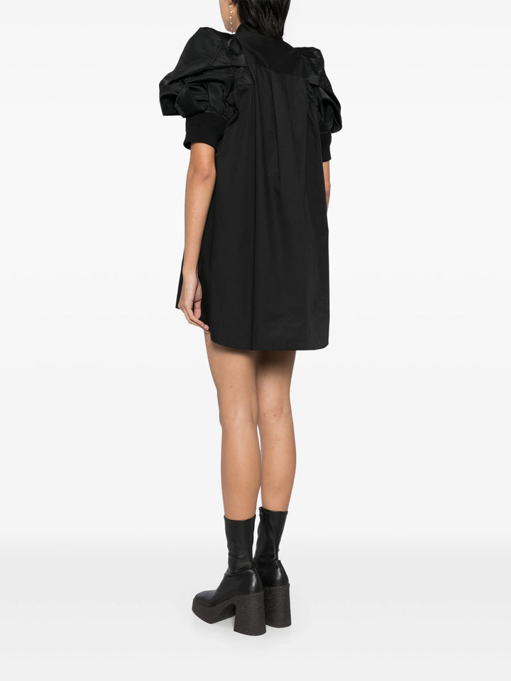 Cotton Poplin x Nylon Twill Dress