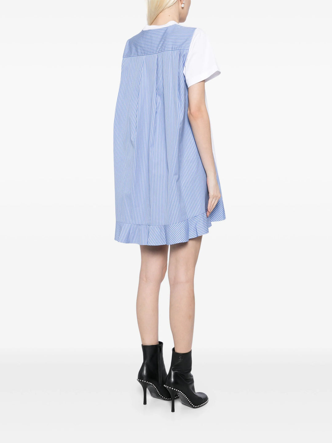 Cotton Poplin X Cotton Jersey Dress