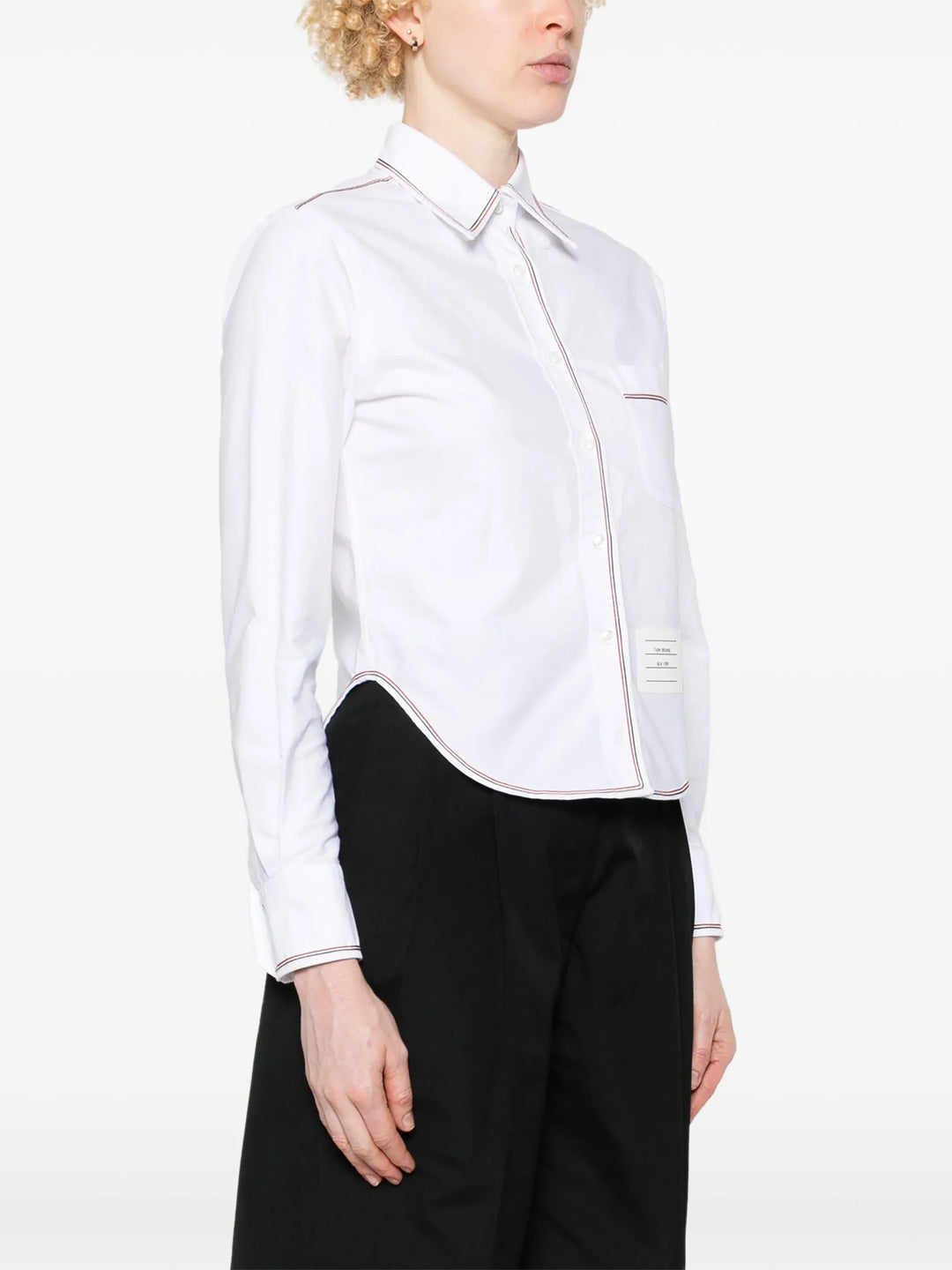 Long Sleeve Classic Cropped Top Women