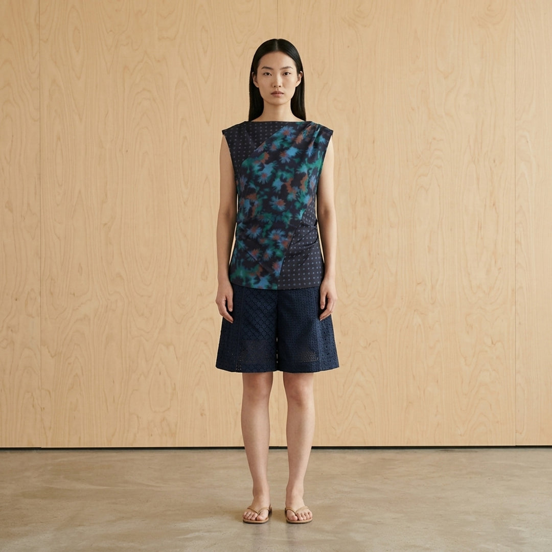 Desert Floral Patchwork Draped Top | 3.1 Phillip Lim | Club21 - lifestyle
