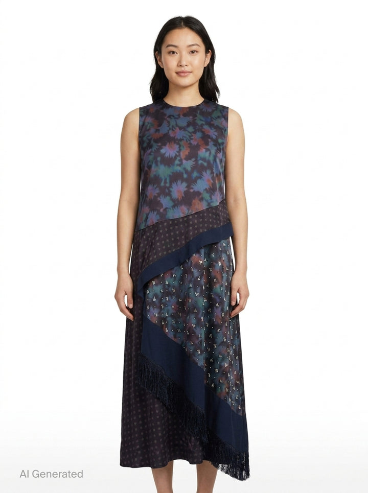 Desert Flower Layered Midi Dress | 3.1 Phillip Lim | Club21 - front