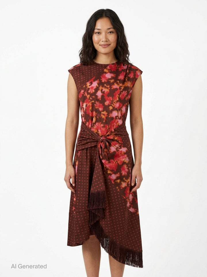 Desert Flower Twist Dress | 3.1 Phillip Lim | Club21 - front