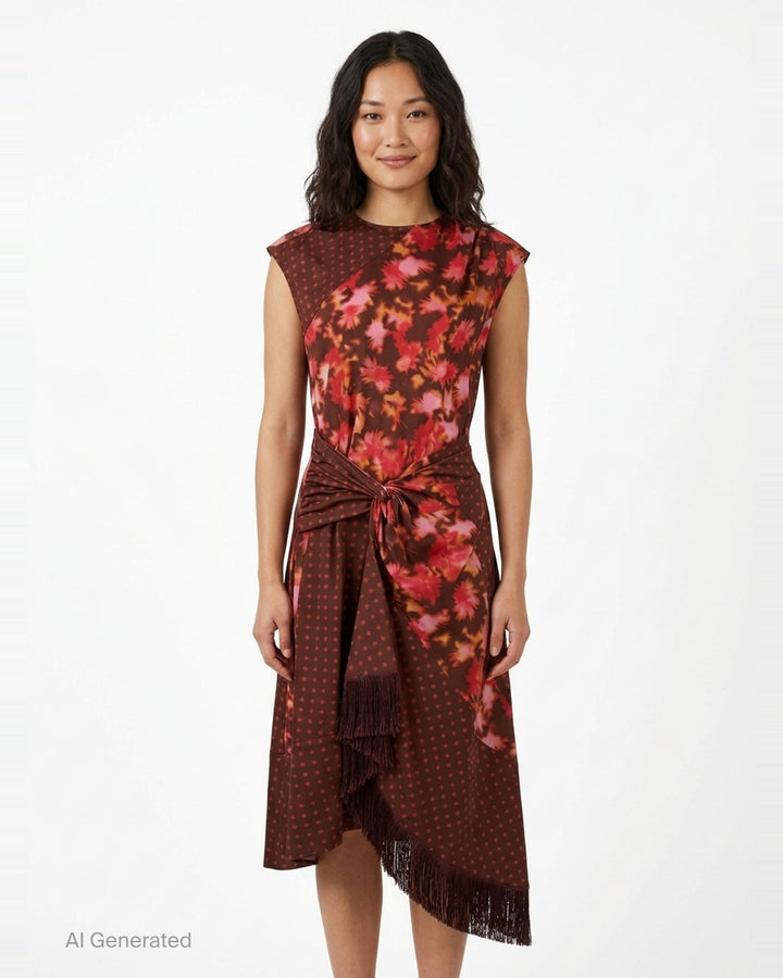 Desert Flower Twist Dress | 3.1 Phillip Lim | Club21 - front