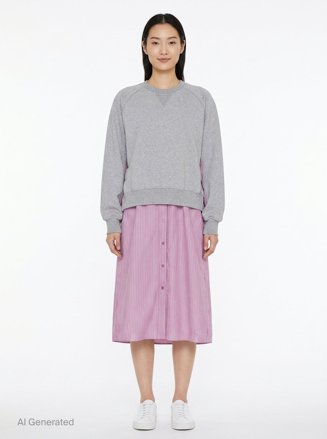French Terry Midi Dress | 3.1 Phillip Lim | Club21 - front