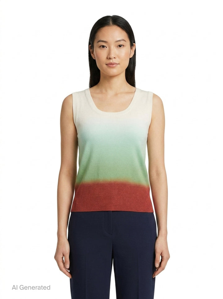 Ombre Scoop Neck Tank | 3.1 Phillip Lim | Club21 - front