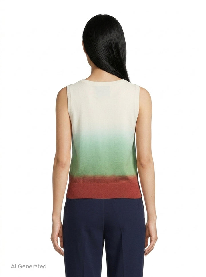 Ombre Scoop Neck Tank | 3.1 Phillip Lim | Club21 - back