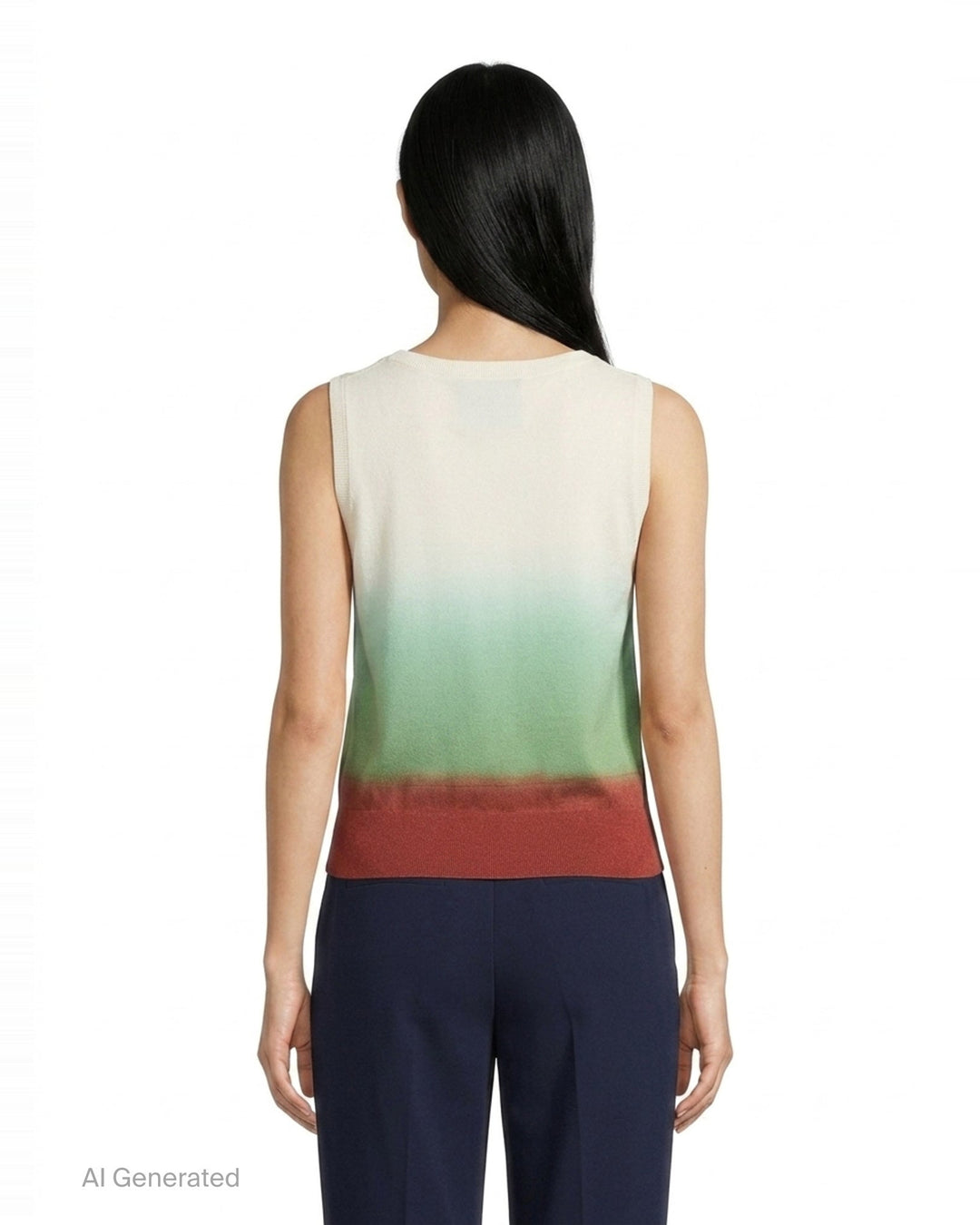 Ombre Scoop Neck Tank | 3.1 Phillip Lim | Club21 - back