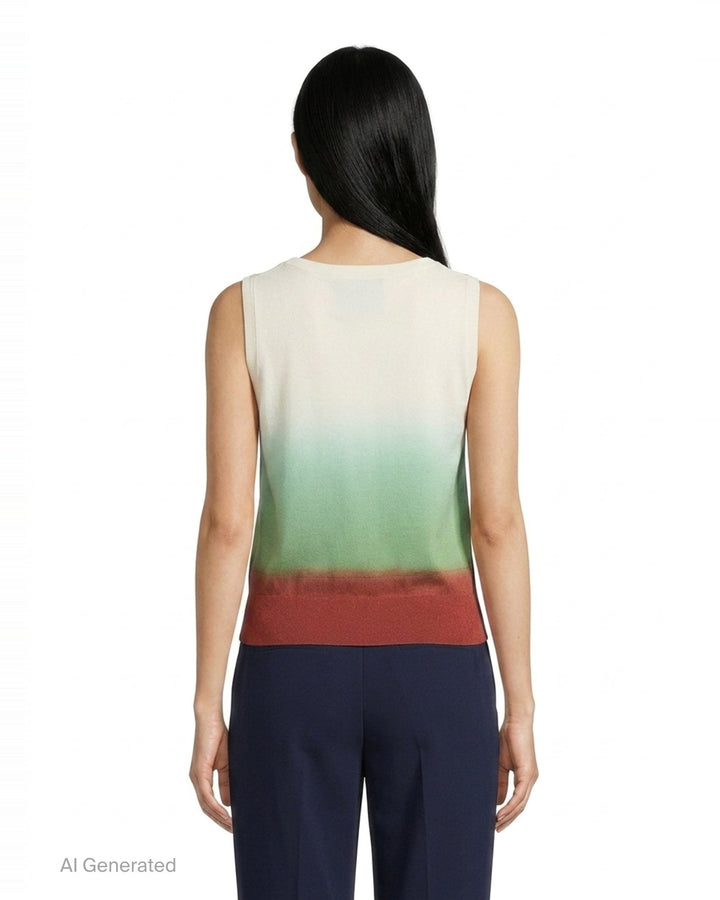 Ombre Scoop Neck Tank | 3.1 Phillip Lim | Club21 - back