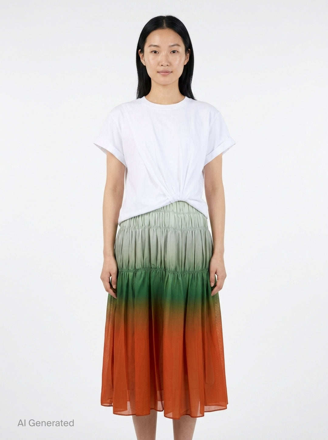 Ombre T-Shirt Combo Dress | 3.1 Phillip Lim | Club21 - front