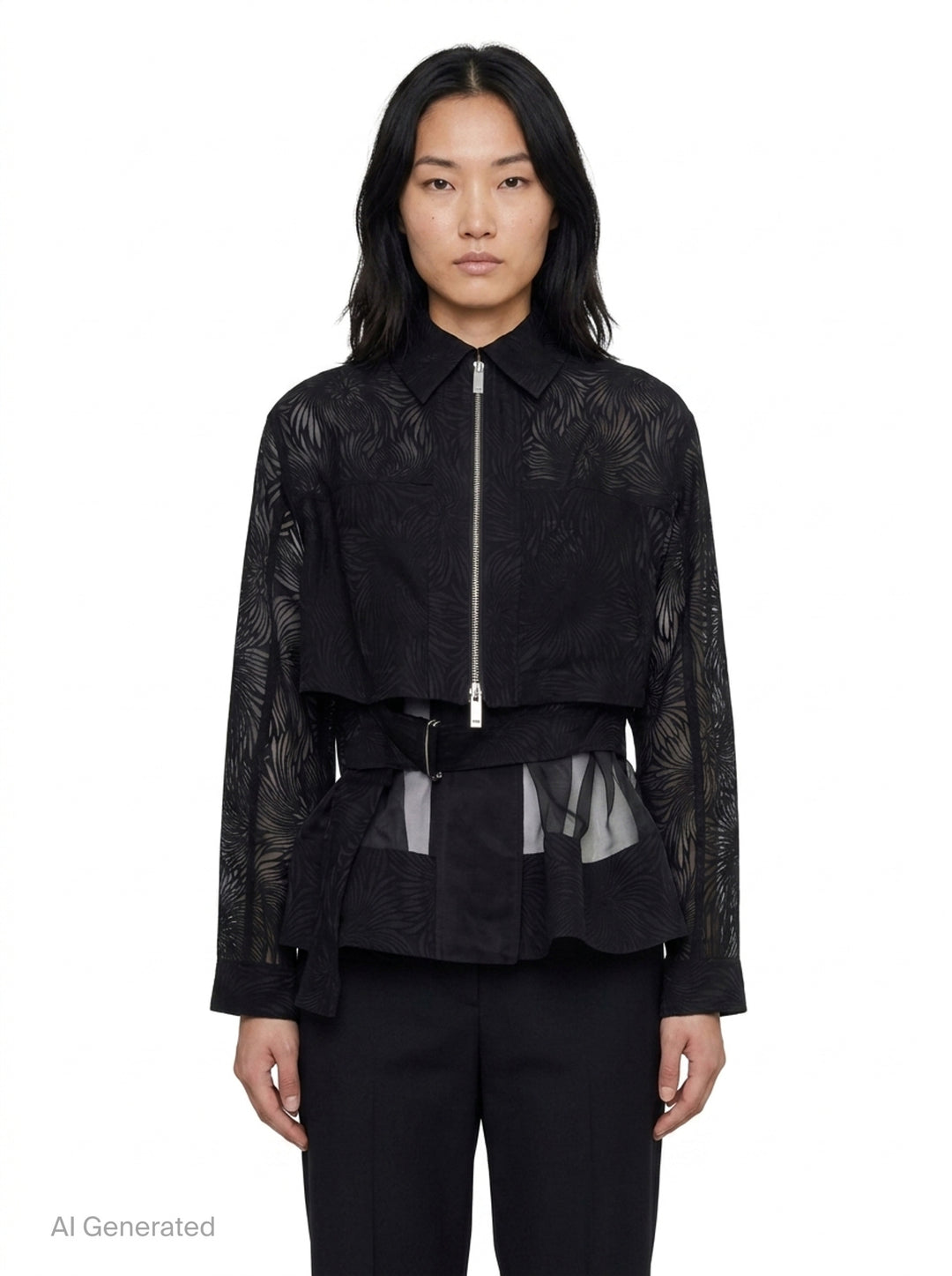 Organza Fil Coupé Double Layer Blouson | 3.1 Phillip Lim | Club21 - front