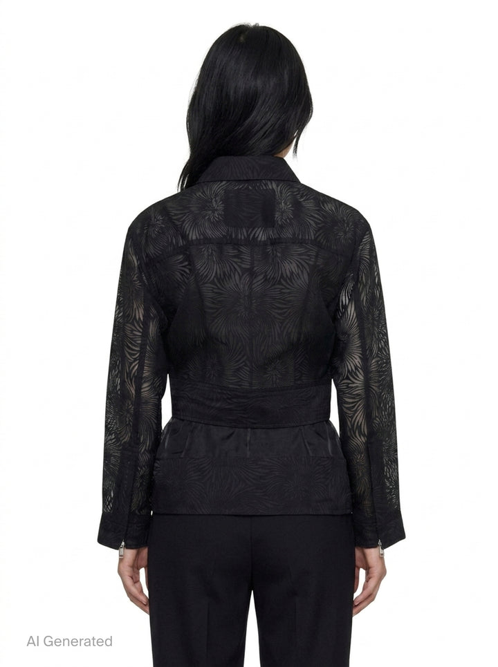 Organza Fil Coupé Double Layer Blouson | 3.1 Phillip Lim | Club21 - back