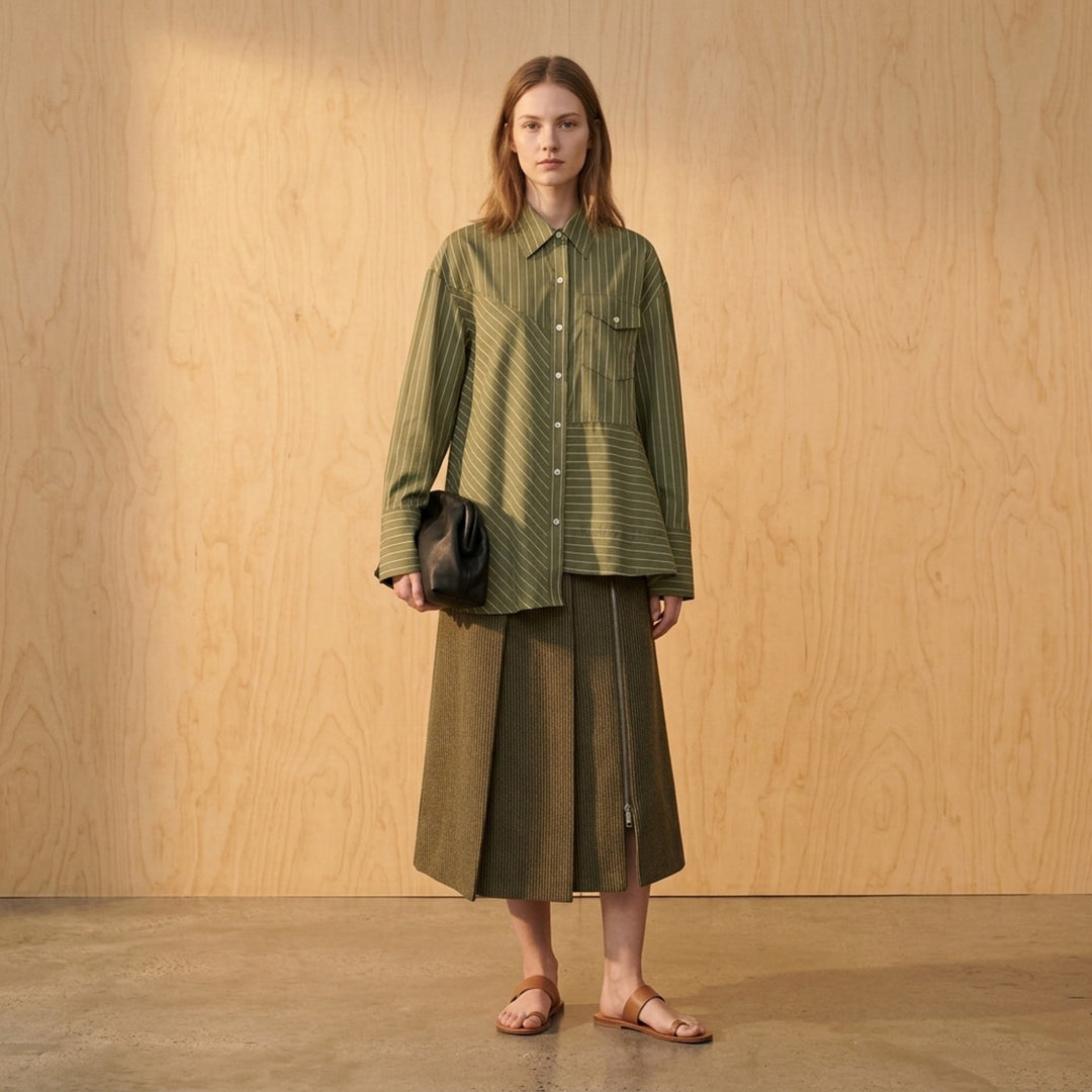 Pleated Tweed Midi Skirt | 3.1 Phillip Lim | Club21 - lifestyle