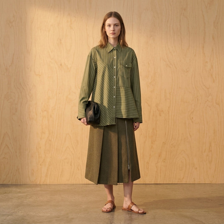 Pleated Tweed Midi Skirt | 3.1 Phillip Lim | Club21 - lifestyle