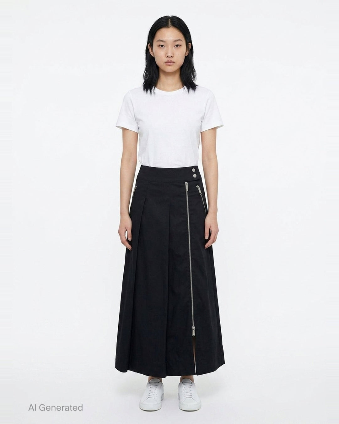 Pleated Utility Midi Skirt | 3.1 Phillip Lim | Club21 - front