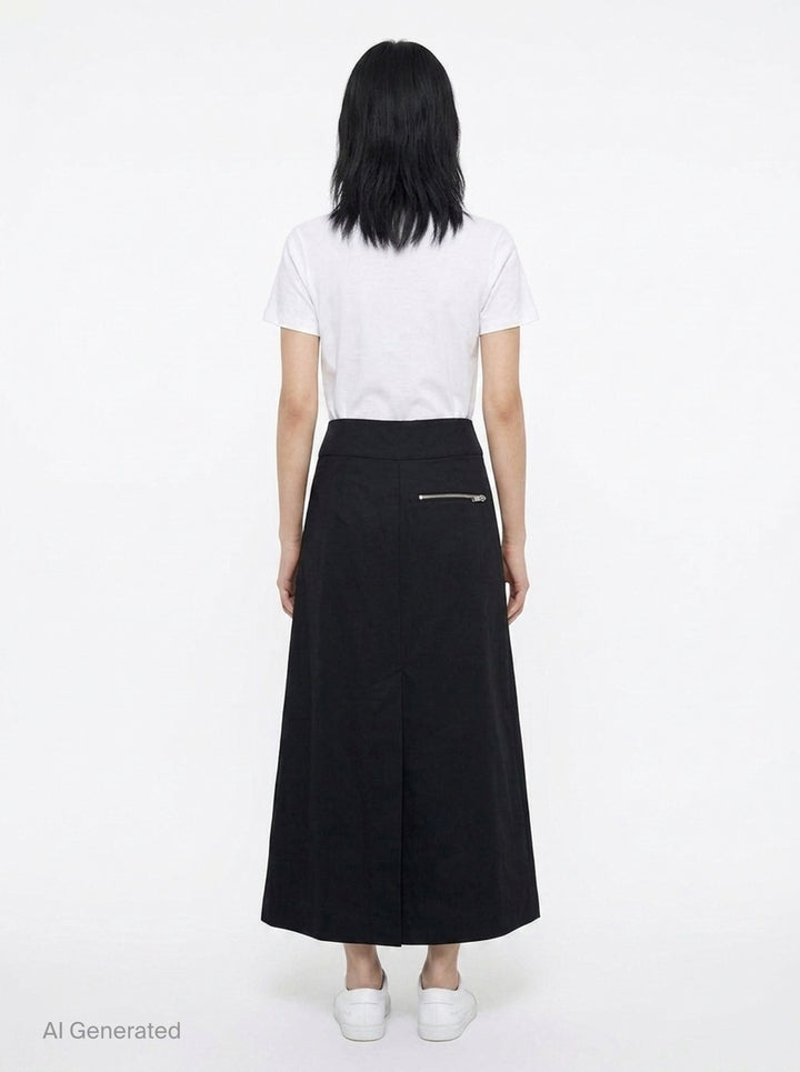 Pleated Utility Midi Skirt | 3.1 Phillip Lim | Club21 - back