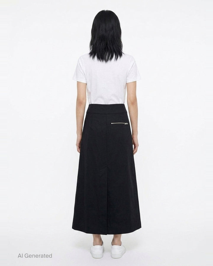 Pleated Utility Midi Skirt | 3.1 Phillip Lim | Club21 - back
