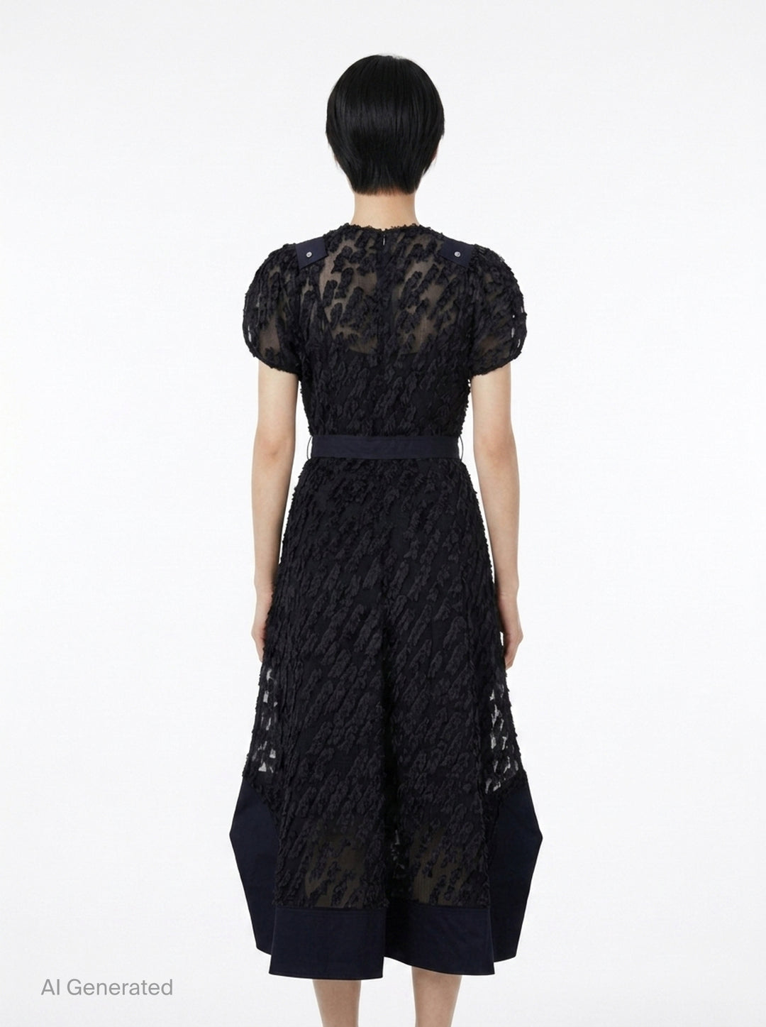 Texture Organza Belted Tulip Dress | 3.1 Phillip Lim | Club21 - back