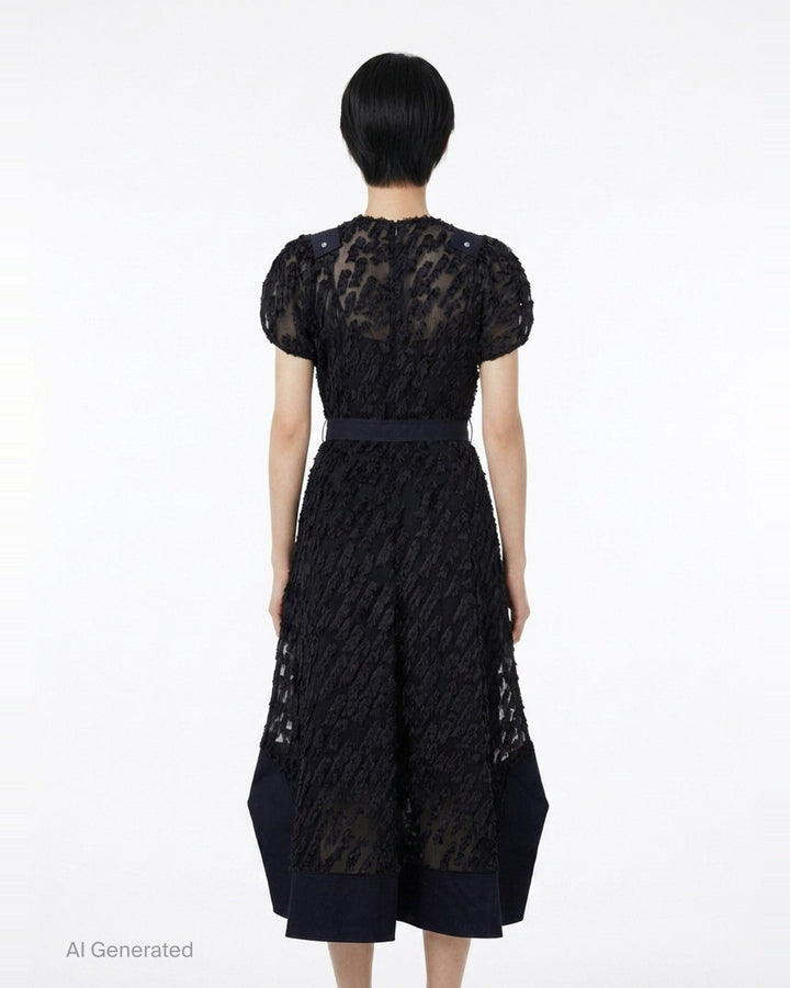 Texture Organza Belted Tulip Dress | 3.1 Phillip Lim | Club21 - back