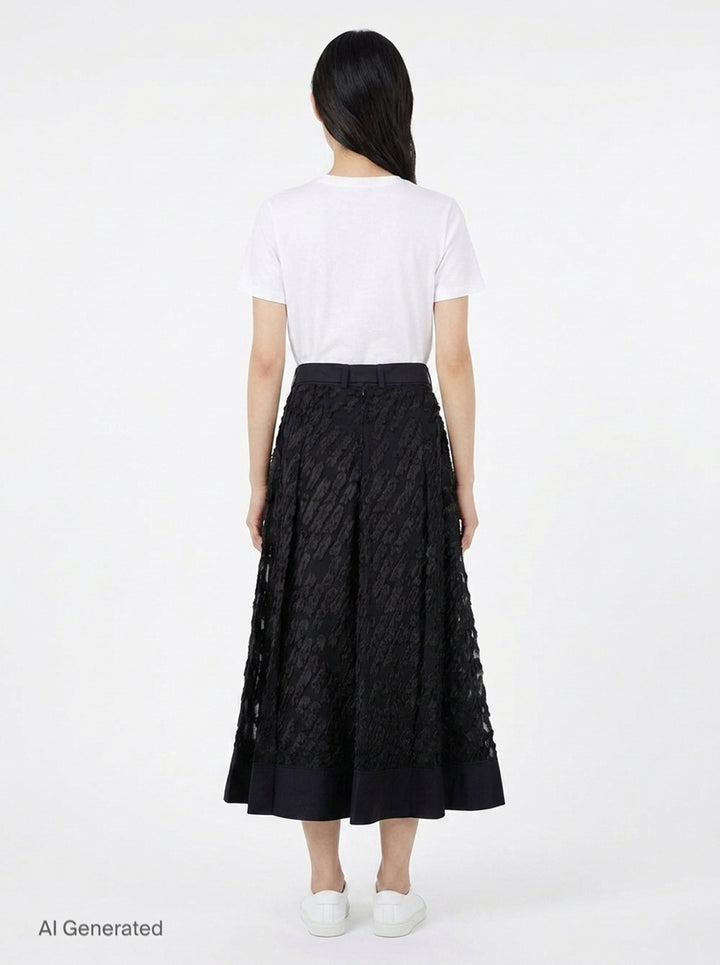 Textured Organza Belted Midi Skirt | 3.1 Phillip Lim | Club21 - back