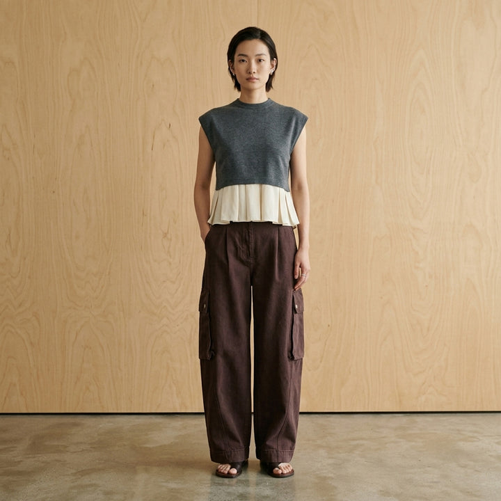 Ultrafine Merino Tank With Twill | 3.1 Phillip Lim | Club21 - lifestyle